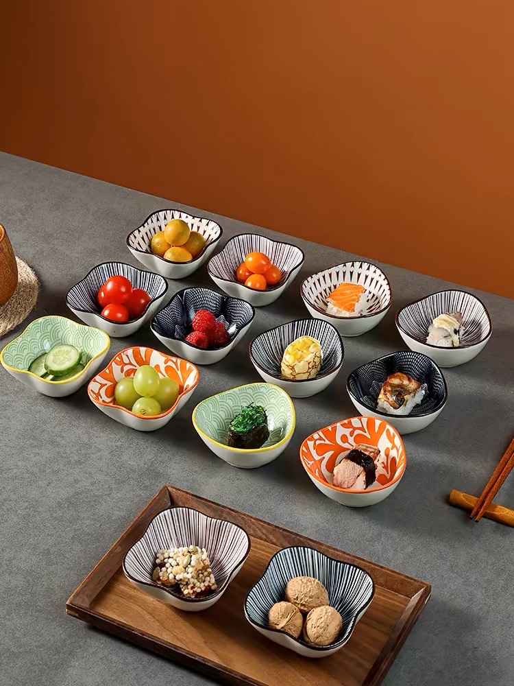 Creative Japanese-Style Ceramic Bowl Set