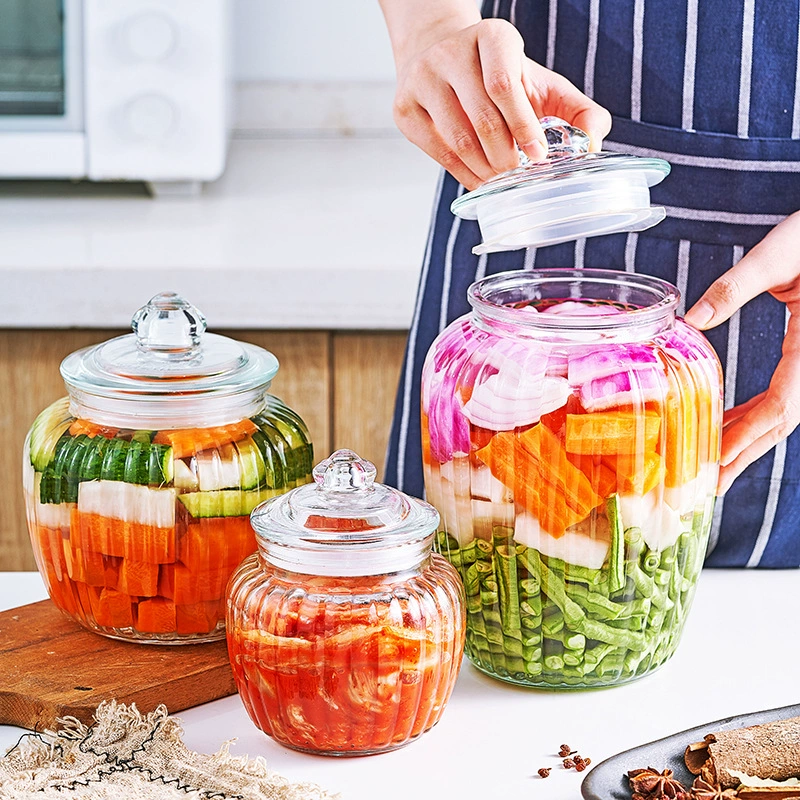 Glass Food Storage Jar with Lid